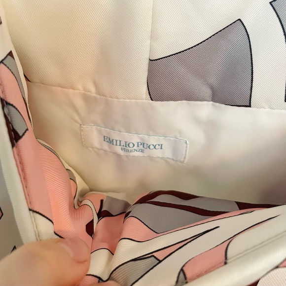 EMILIO PUCCI Colorful Pink LOGO Dress Mini Skirt RARE Style - Picture 8 of 8